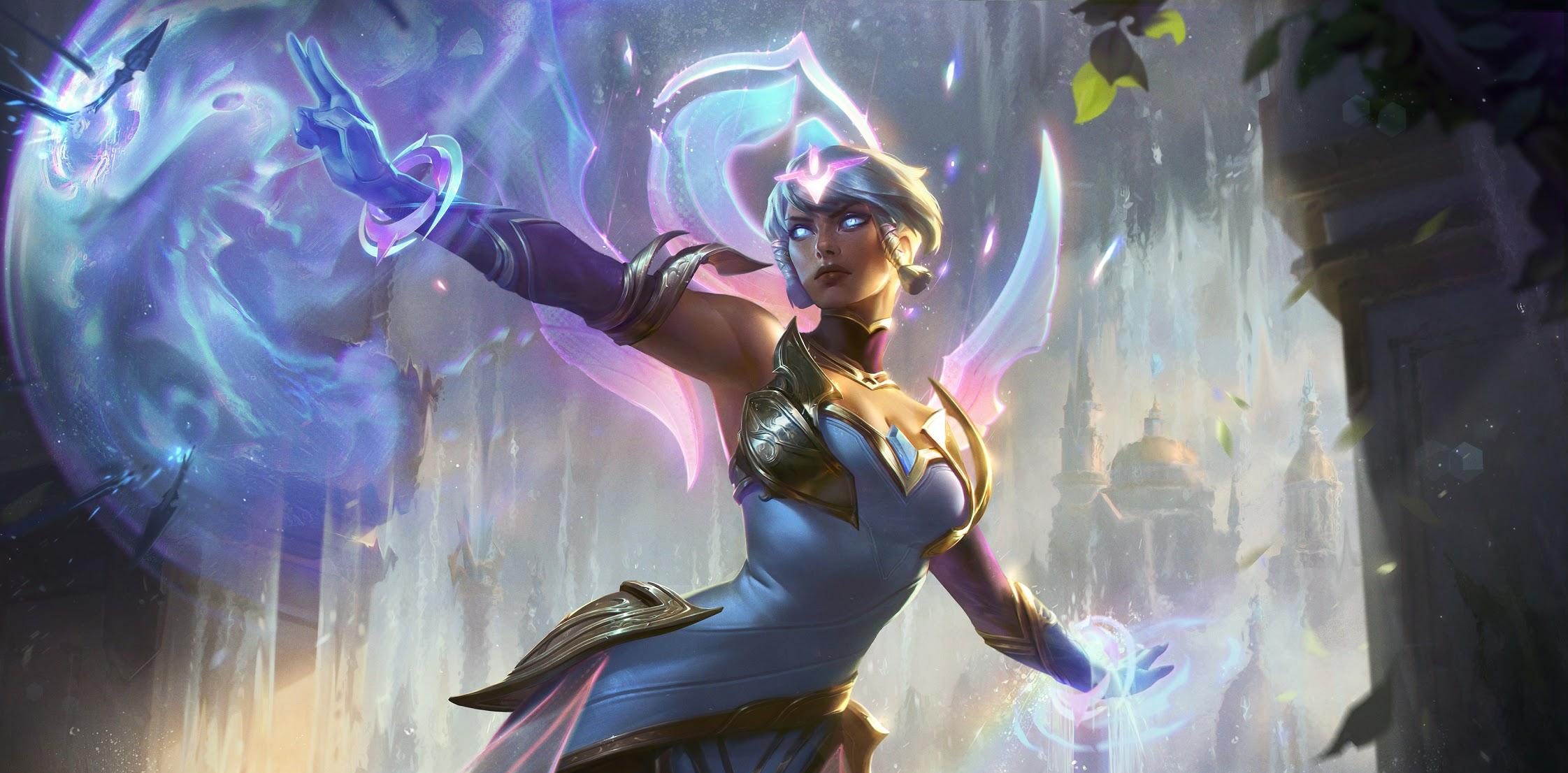 ≡ Riot Games Releases Dawnbringer Karma Charity Skin 》 Game news